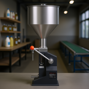 Remplisseur de bouteilles manuel Vevor 5-100 ml, machine de remplissage de liquides en acier inoxydable pour lait, eau, jus, huiles essentielles - Product Image 2