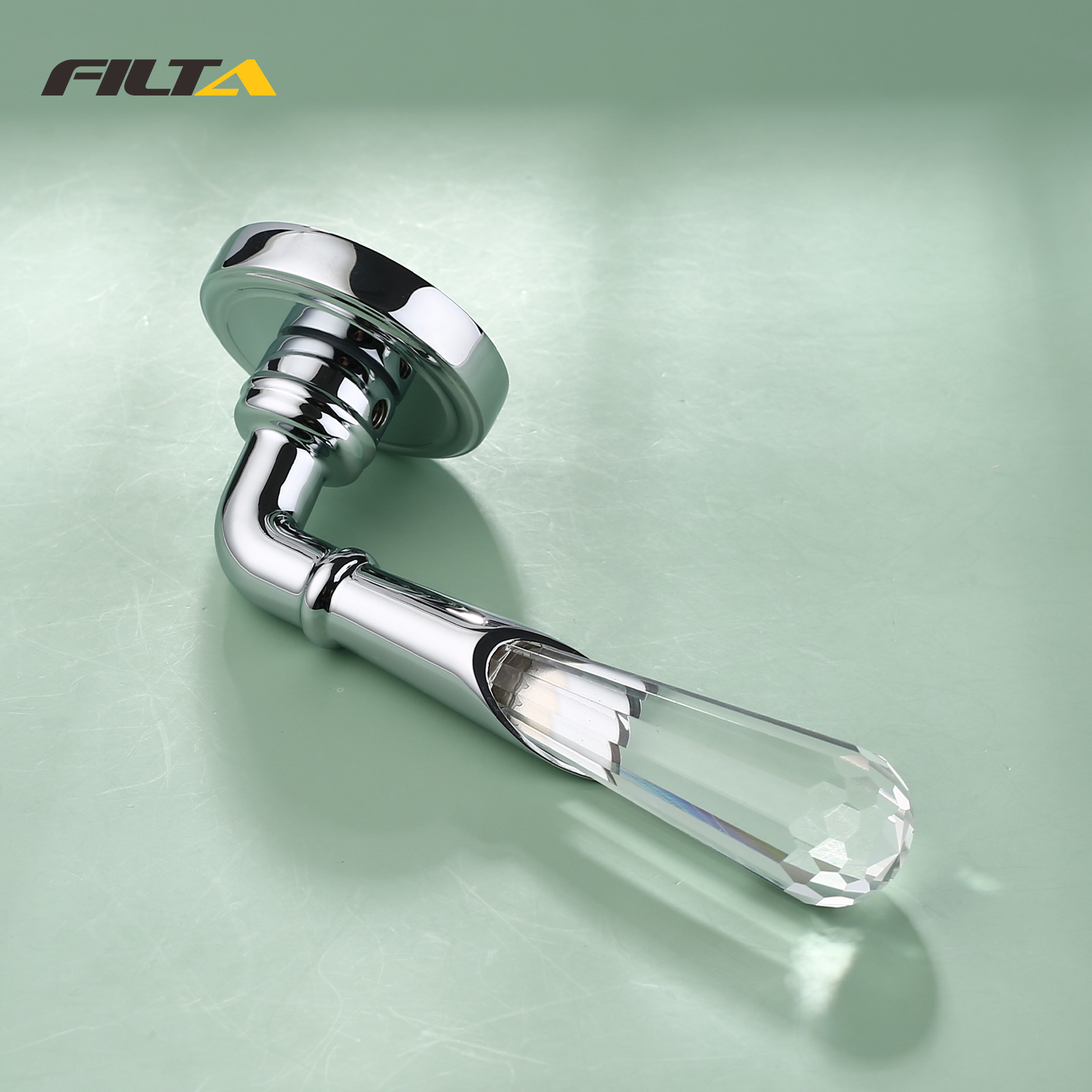 emtek door handle brass