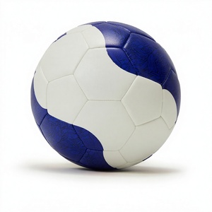 Training <b>Football</b> | High Performance Top Training TPU Ball | Extra Durable Foam Design 0.43kg White/Blue/Red 5 <b>UK</b> Adult - Product Image 2