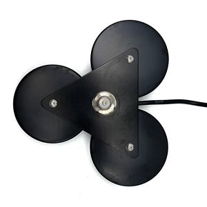 Base de montaje de <span class=keywords><strong>antena</strong></span> magnética resistente NMO de 8,8 pulgadas, Base de imán de <span class=keywords><strong>antena</strong></span> móvil de vehículo triangular para antenas CB/HF/VHF/UHF NMO - Product Image 2