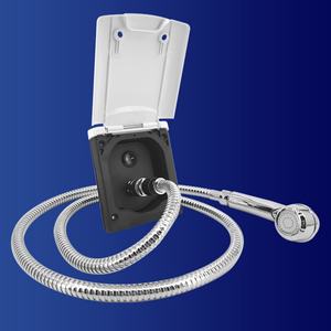 Premium <strong>RV</strong> Exterior Shower Box Kit Motorhomes Caravans Camper with Hose <strong>Faucet</strong> - Product Image 4