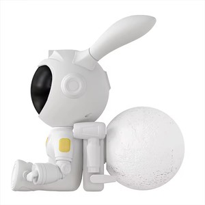 Moon Bunny Projection Lamp Smart 3D Astronaut Lamp Spaceman Night Light Sky Star <strong>Projector</strong> for <strong>Bedroom</strong> - Product Image 6