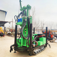 Mini appareil de forage de puits d'eau hydraulique RLD160 sur chenilles pour moteur diesel