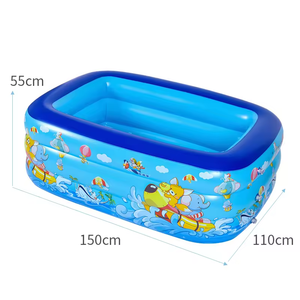Piscina Inflable de PVC Plegable para Adultos y Niños, para Uso Familiar en Verano, Interior y Exterior, para Jardín y Juegos Acuáticos - Product Image 2