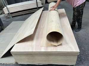 Contreplaqué commercial incurvé de 2,7 mm, design moderne, placages de paulownia, flexibles et pliables - Product Image 6