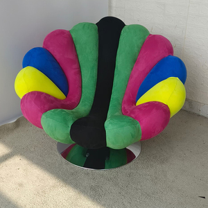Italiano creativo Anemone <span class=keywords><strong>Giovannetti</strong></span> divano singolo moderno minimalista soggiorno pigro per il tempo libero sedia girevole - Product Image 2