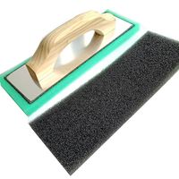 Outils de finition pour la construction : Flotteurs à plâtre en mousse verte fine