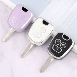 Para <span class=keywords><strong>Citroen</strong></span> C1 <span class=keywords><strong>C4</strong></span> para Peugeot 106 107 206 207 306 307 406 407 Auto Shell Fob Protector TPU Car Remote Key Case Cover Accesorios - Product Image 2