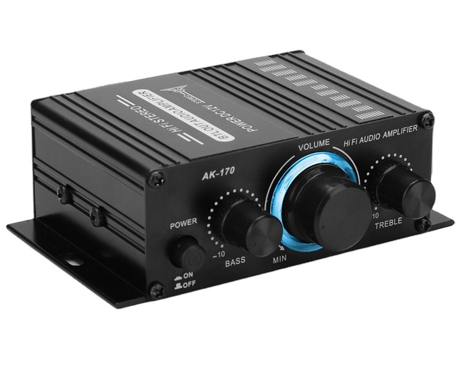 400W 12V 2 Channel Powerful Digital Stereo Audio Power Amplifier HiFi Bass Amp 2 Channel Car Sound Amplificador Home Theater