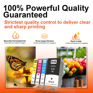 Topjet 910xl 910 916xl 916 màu tương thích Hộp Mực cho HP HP910 hp916 OfficeJet Pro 8010 8023 8025 máy in phun - Product Image 4