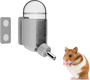Bouteille d'eau pour hamster avec support magnétique, distributeur d'eau autonome pour hamsters syriens, hamsters nains, gerbilles, souris, <span class=keywords><strong>degus</strong></span> - Product Image 1