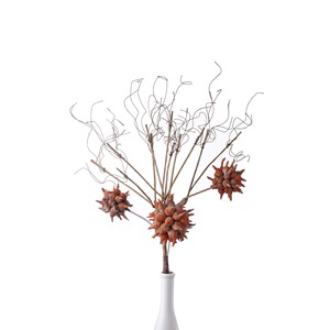 Fleur artificielle de fruit d'érable Cupidon, branche unique, blanc, orange, café, vert, en plastique, pour décoration de mariage - Product Image 5