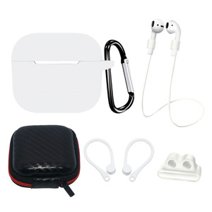 Wireless <strong>Earphone</strong> Accessories Cover Anti Lost Strap Clip Zipper <strong>Bag</strong> Storage Hook Silicone Protective Case for 3 Multi - Product Image 6
