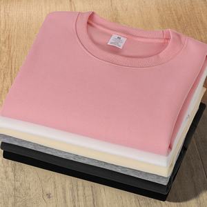 <span class=keywords><strong>Pull</strong></span>-over épais en molleton de coton synthétique doublé polaire pour <span class=keywords><strong>homme</strong></span>, collection automne-hiver, 400g, en velours composite imitation renard argenté, couleur unie - Product Image 5