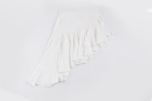Jupe moulante asymétrique élégante à taille basse avec fente, flatteuse et polyvalente, avec doublure, mini-jupe basique - Product Image 6