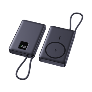 Banco de Energía Portátil de Gran Capacidad de 10000 mAh con Carga Súper Rápida, Banco de Energía Inalámbrico Magnético de 15 W con Cables y Logotipo Personalizado - Product Image 5