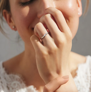 Couple <b>Ring</b> <b>Set</b> 925 <b>Sterling</b> <b>Silver</b> Men Women Wedding Bridal Gifts Simple Bands Size Adjustable Moissanite Matching Promise <b>Ring</b> - Product Image 3
