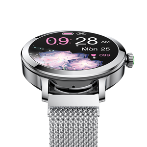 Montre intelligente Cadran rond Appel téléphonique Sports Fitness Tracker Surveillance de la santé des femmes Smartwatch pour les femmes - Product Image 4