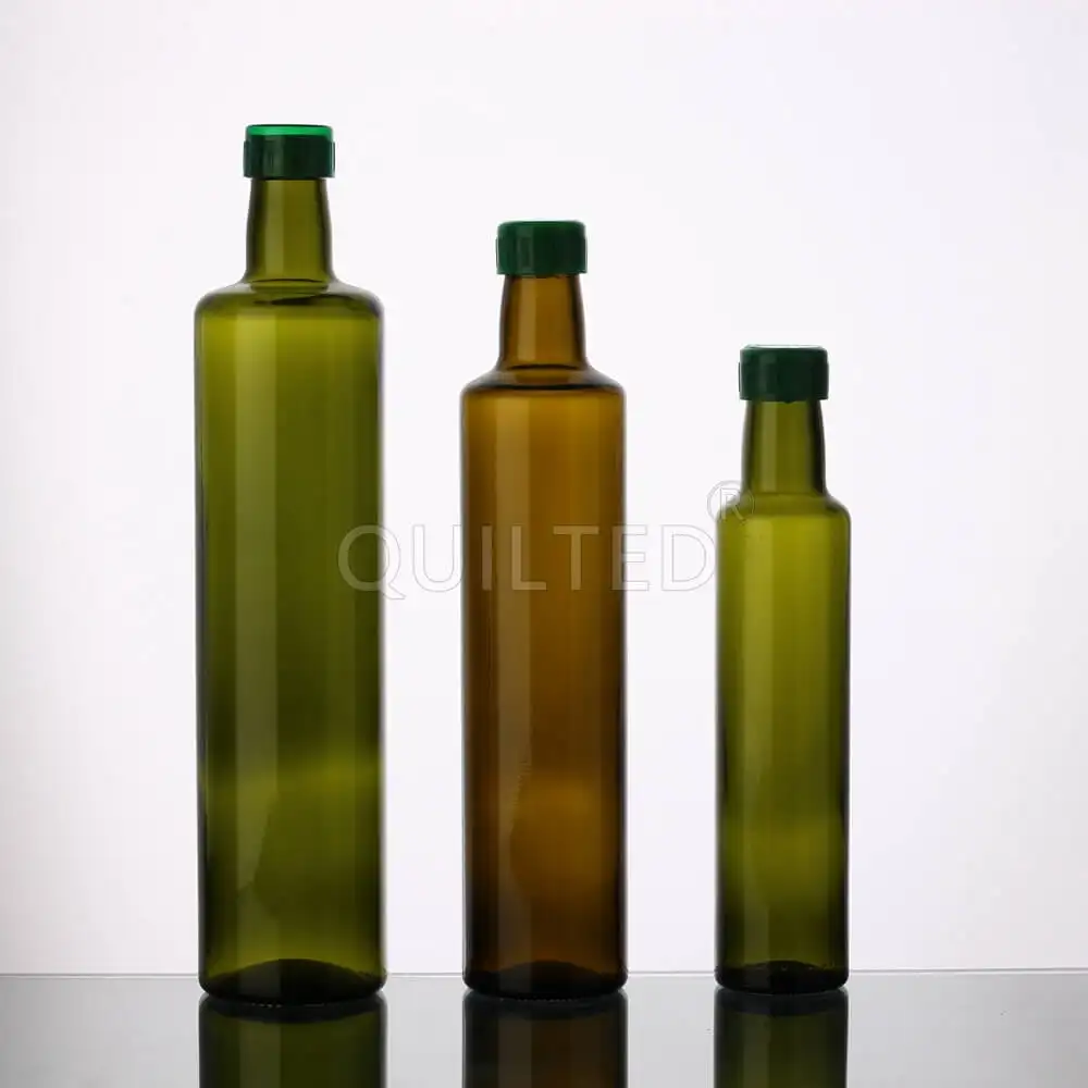 Groothandel Dorica Ronde Glazen Fles Olijfolie Fles Allerlei 250-750Ml Voor Verkoop