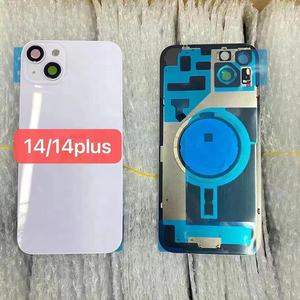 Новая Замена для <span class=keywords><strong>iPhone</strong></span> 14 14 Plus задняя крышка корпуса с объективом камеры батарея стекло задняя дверная рама рамка металлическая пластина - Product Image 2