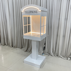 Nuovo Arrivo SMS Cabina Telefonica in Metallo per Matrimoni, Stazione Messaggi Audio Video, Supporto per Guestbook per Decorazioni <span class=keywords><strong>Eventi</strong></span> e Ricevimenti - Product Image 2