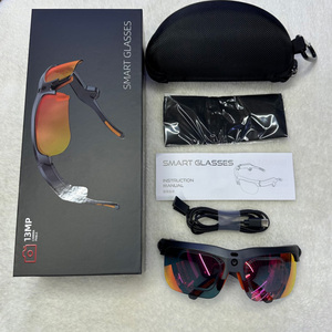 Lentes de Sol Deportivos Inteligentes con Asistente de <span class=keywords><strong>Voz</strong></span> IA, Cámara de Video, Traducción en <span class=keywords><strong>Tiempo</strong></span> <span class=keywords><strong>Real</strong></span>, Llamadas 5G y 3G, Resistentes al Agua - Product Image 6