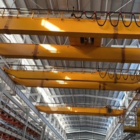 Pont roulant électromagnétique Wanlong de type QC, 5 tonnes, système motorisé contrôlé par PLC, portée 28,5 m, usage atelier 16 m, construction