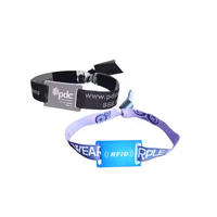 Estoque Disponível Poliéster Laser Sequence Code Hotel Lock System Active Club RFID Sublimação Pulseira Soft PVC Tag