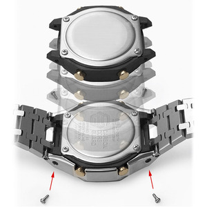 Kit de modification Gen4 pour montres <span class=keywords><strong>GA</strong></span>-<span class=keywords><strong>2100</strong></span>, <span class=keywords><strong>GA</strong></span>-2110, <span class=keywords><strong>GA</strong></span>-B2100, GMA-S2100, GM-<span class=keywords><strong>2100</strong></span> – Ensemble complet boîtier et bracelet en métal, accessoires de modification - Product Image 5