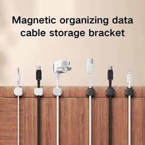 6 दीवार-घुड़सवार केबल प्रबंधन धारक होम ऑफिस डेस्क डेस्कटॉप केबल संगठन के लिए केबल संगठन के लिए क्लिप स्टोरेज रैक - Product Image 4