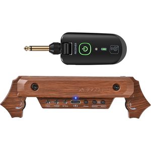 Pastilla Inalámbrica Recargable para Guitarra Acústica con Micrófono Magnético Integrado en la Boca y Control de Volumen - Accesorio para Instrumento Musical - Product Image 1