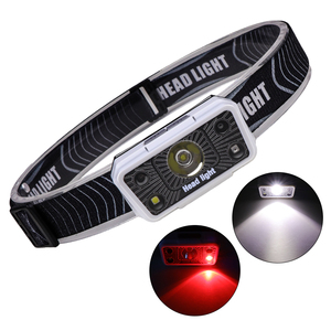 Đèn Pha USB Cắm Trại Câu Cá Mini Cảm Biến Sạc Được 500 M 200 Lumens Màu Đỏ XPG + 2LED Đèn Pin Đèn Pha Đèn Pha Đèn Pha Phía Trước - Product Image 2