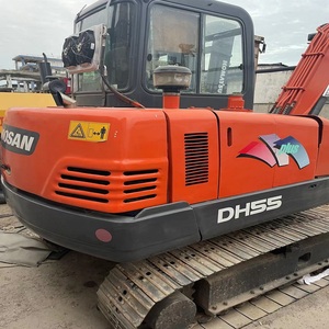 Excavatrice d'occasion DOOSAN DH55 modèle 2016, 5,5 tonnes, moteur Isuzu, boîte de vitesses, pompe, prix d'usine, équipement de construction - Product Image 6