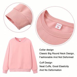 Sweat-shirt personnalisé de haute qualité 100% coton, imprimé neutre, streetwear d'hiver, sans cordon, vente en gros - Product Image 3