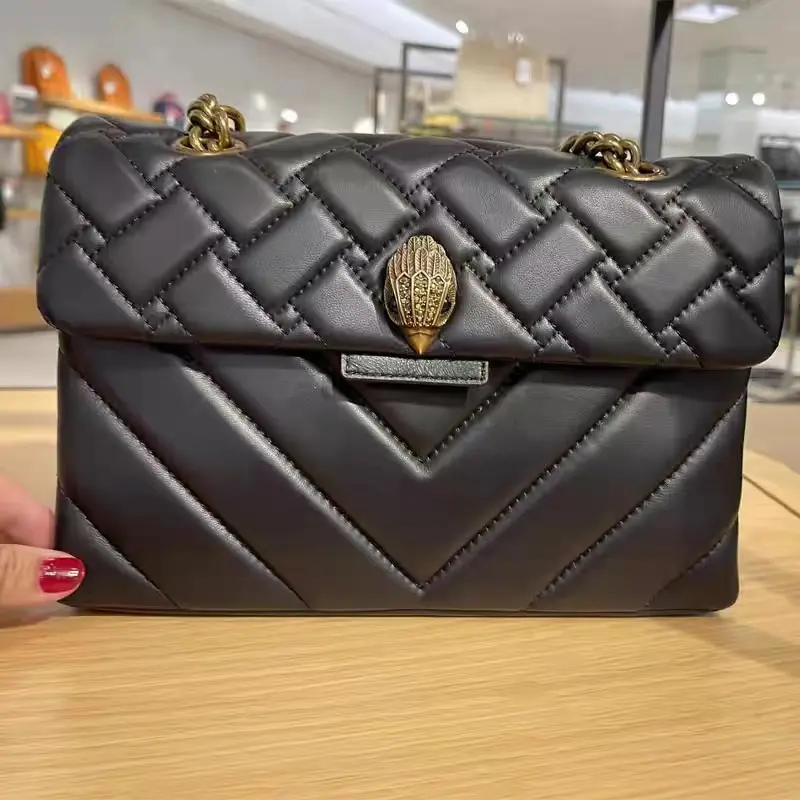 BM9320 Hot Sale BLACK KURT Luxury Bags Women Brand Designer PU Leather Fashion Trend Handbag PU Shoulder Bag