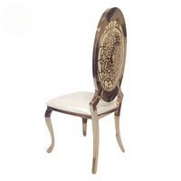 Silla de acero inoxidable al por mayor para salón de bodas, fabricante OEM