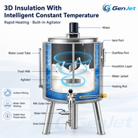 Industrielle Milch-Thermoverarbeitungsmaschine 10-1000L SUS304 Edelstahl-Ummantelungstank Digitale Temperaturkontrolleinheit GenJet