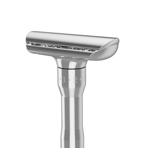 BEIKELIN 2025 Maquinilla de afeitar de seguridad para hombres Cuchillas clásicas reutilizables de doble filo Maquinilla de afeitar facial de aluminio - Product Image 5