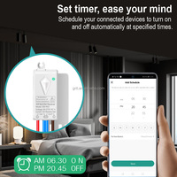 Interrupteur d'éclairage intelligent avec télécommande Fonctionne avec Alexa et Google Home 2.4GHz Wifi Light Awitch Commutateur Intelligent