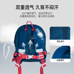 Sac à dos de maternelle Zoyzoii B79 ultra léger grande capacité, design color block anime et dessin animé, pour enfants de 3 à 6 ans, usage scolaire - Product Image 3