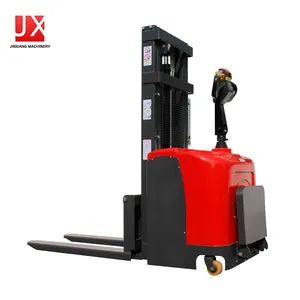 Hot sale Standing type 1Ton 1.5Ton 2Ton full electric pallet stacker electric stacker with pedal
