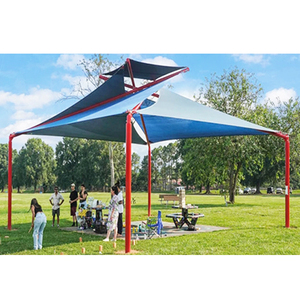 Toldo de Sombra HDPE, Triangular, para Camping, Protección Solar, Cubierta Exterior Impermeable, para Paisajes - Product Image 6