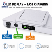 OEM Tuochi Powerbank en plastique Starlink 99Wh 27500mAh, autonomie de 5 heures, avec ventouse, port DC, approuvé par les compagnies aériennes, batterie de secours portable