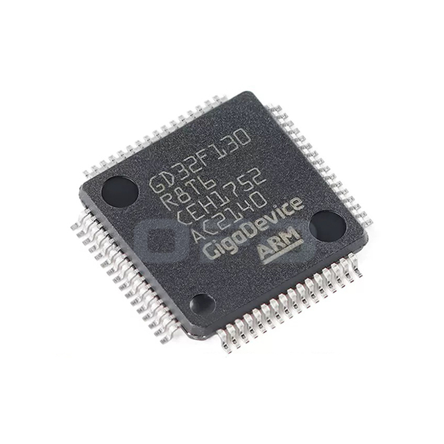 GD32F130R8T6 LQFP-64 32-bit Microcontroller Surface Mount GD32 MCU General Purpose 32-bit Microcontroller GD32F130R8T6