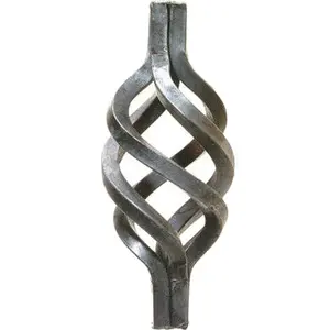 Hot Sell And Factory Direct Sell Wrought Iron Component Scrolls Forged Iron Cages Baskets Cast Iron Decorative