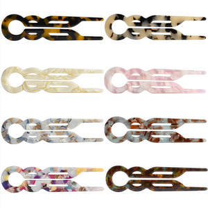 Horquillas para el Cabello al por Mayor, Bonitas y Modernas, con Logotipo Personalizado, Pasadores de Acetato, Horquillas en Forma de U - Product Image 1
