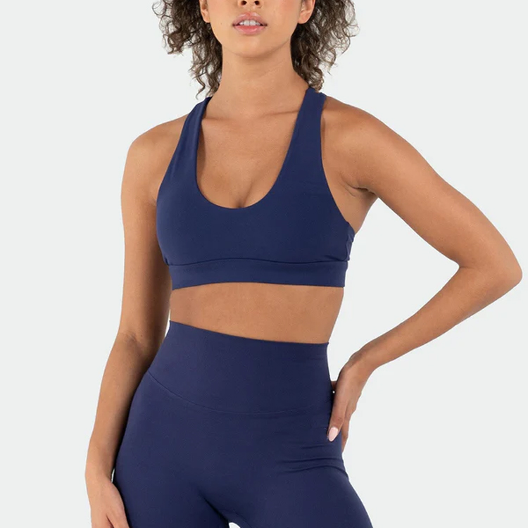 Wholesale Custom Logo Women High Sport Sport Bra 4-Way Stretch Sports Bra for Women