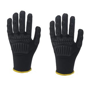 Gants de mécanicien anti-impact personnalisés en HPPE, anti-coupure et antidérapants, résistants aux vibrations et aux huiles, gants de sécurité - Product Image 1