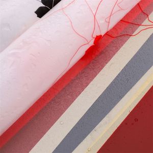 Papier d'emballage pour fleurs de luxe, style rose spatial, 58*58cm/pièce, imperméable, avec impression dorée sur les bords - Product Image 5