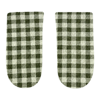 Semelles rehaussantes tendance rétro à grille, rehaussement discrètement intégré, respirantes, en PU souple et antidérapantes pour chaussures